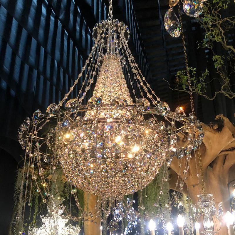 Empire Crystal Chandelier 22“/40“/52”
