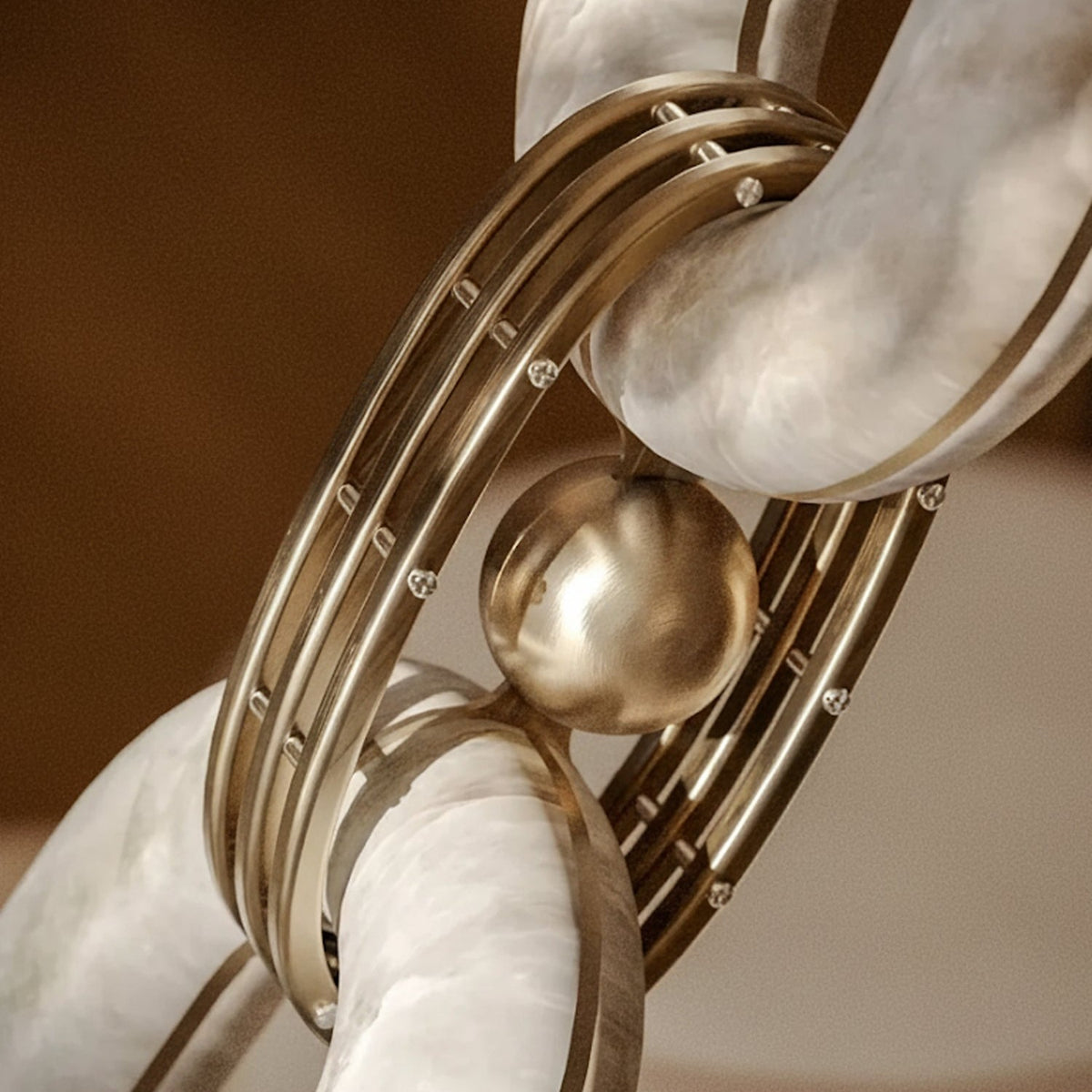 Chain Link Chandelier