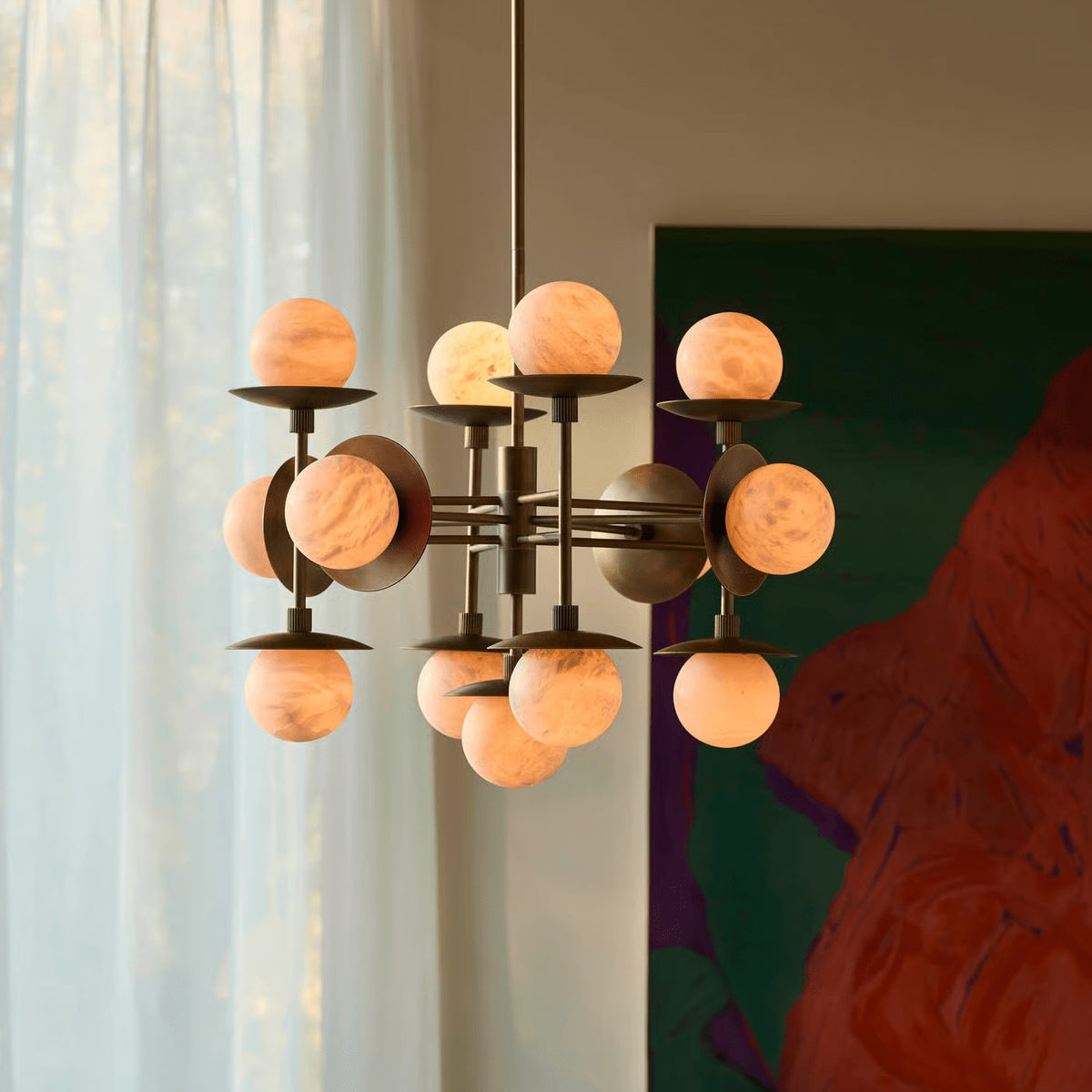 Cara Alabaster Chandelier