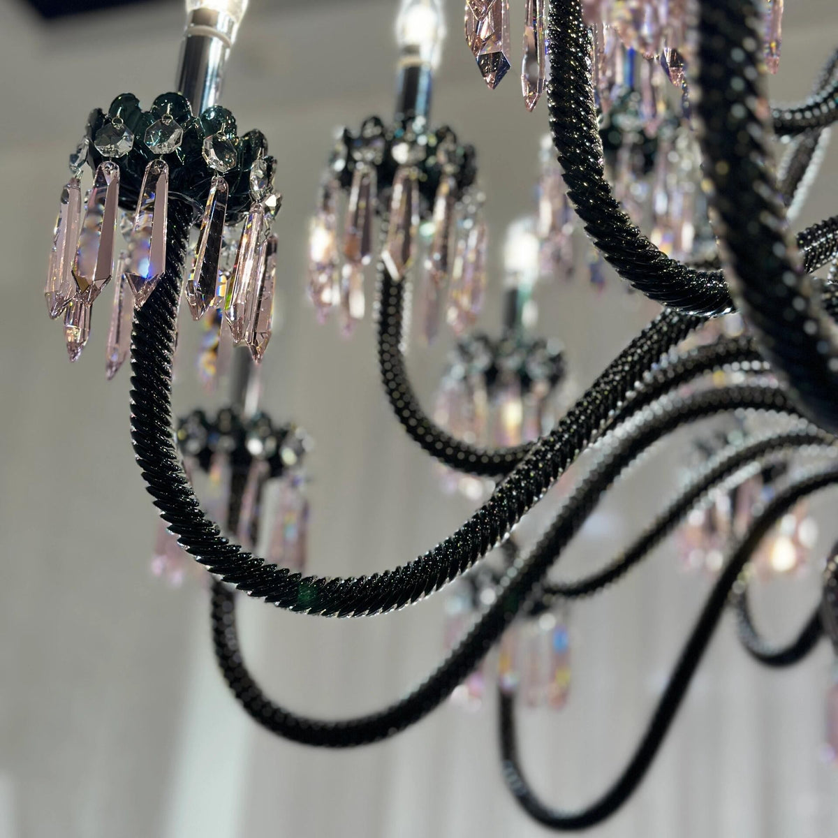 Luxury Empire Colorful Crystal Chandelier for Living Room/Bedroom/Entryway/Hotel/Restaurant