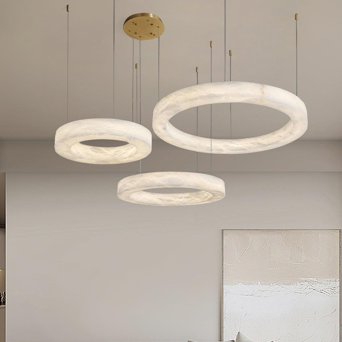 Marika Alabaster Chandelier