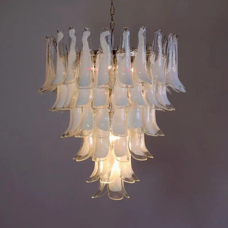 Murano Chandelier – 75 petals – Transparent