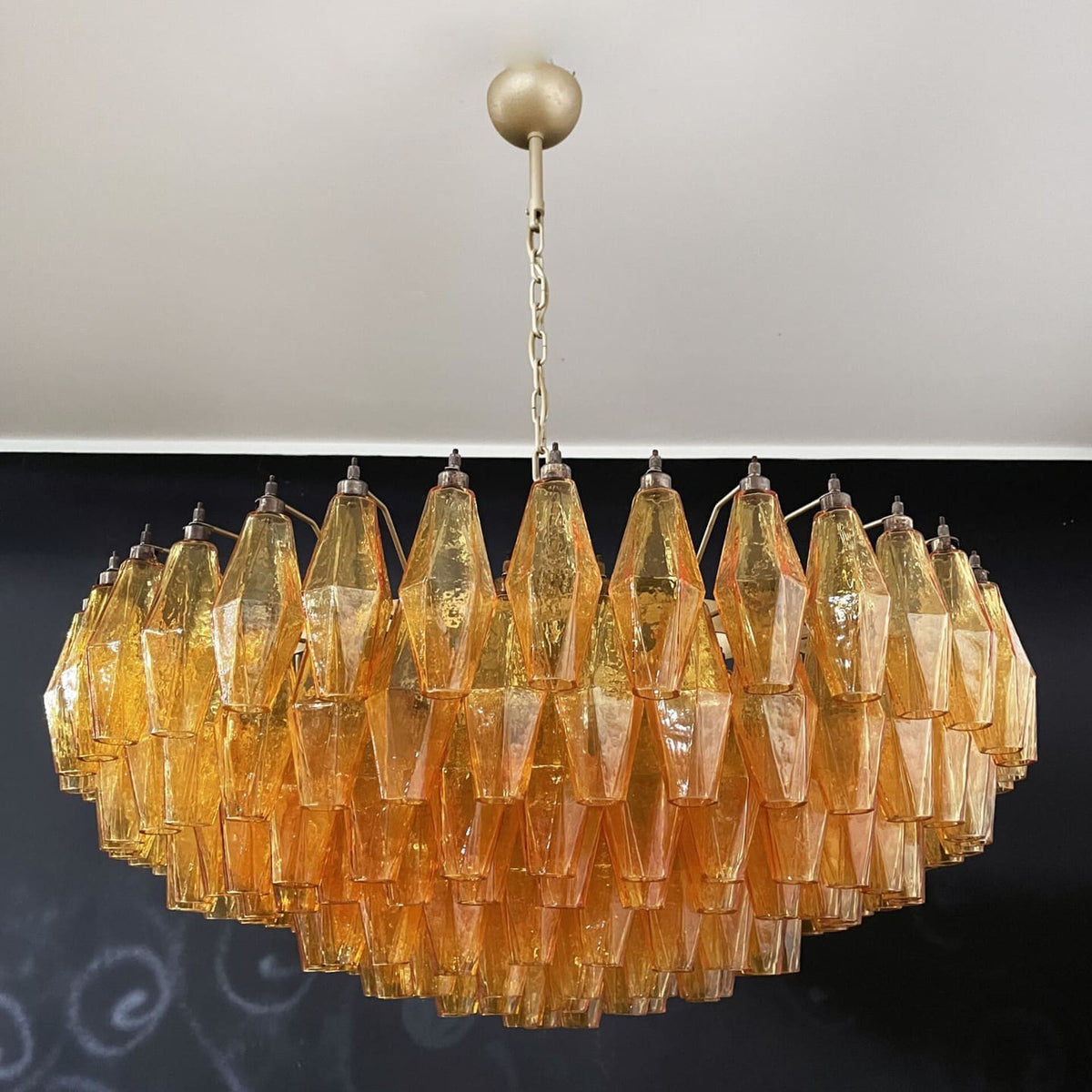 Murano Chandelier – Poliedri – 185 glass