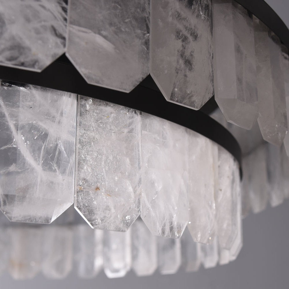 Rolantis Double Rock Crystal Chandelier