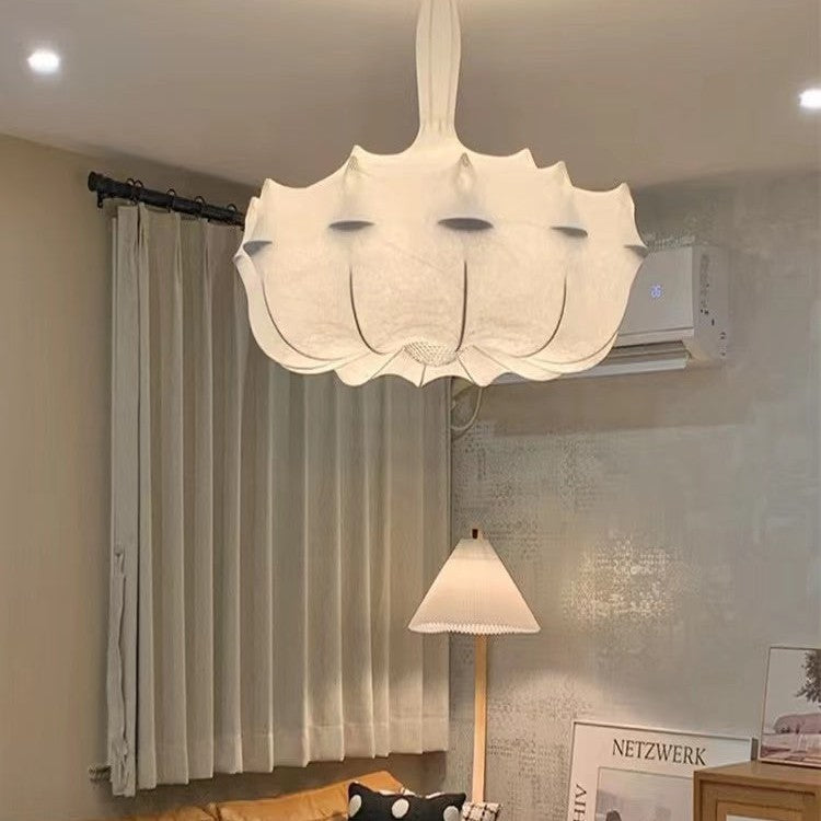 Alien Cloud - French Cream Silk Pendant Chandelier