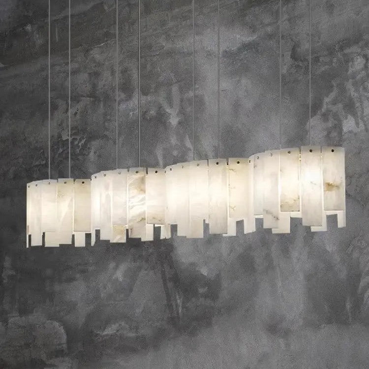 Alabaster Chandelier Pendant Lights Dining Room