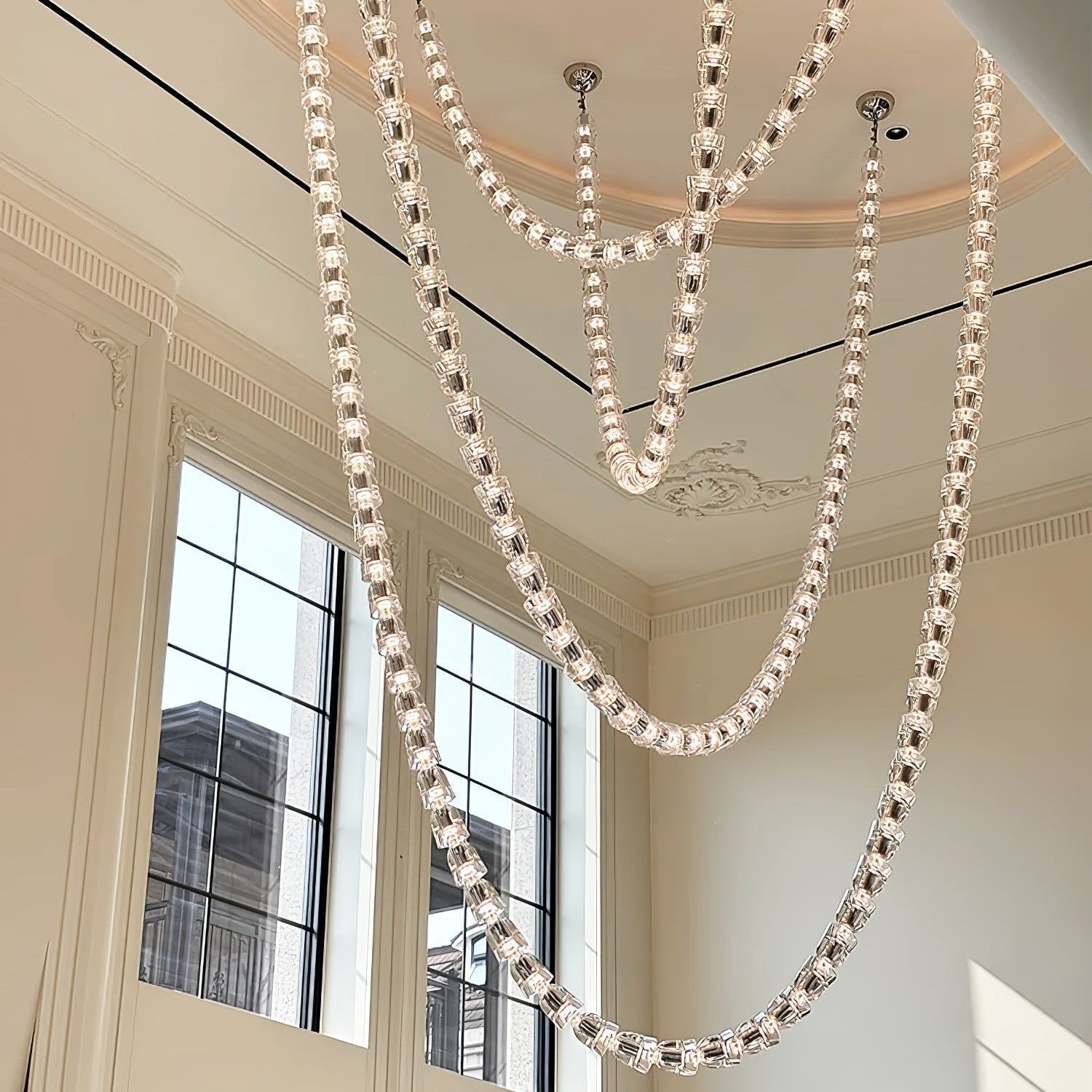Gabriel Chrome Crystal Chandelier