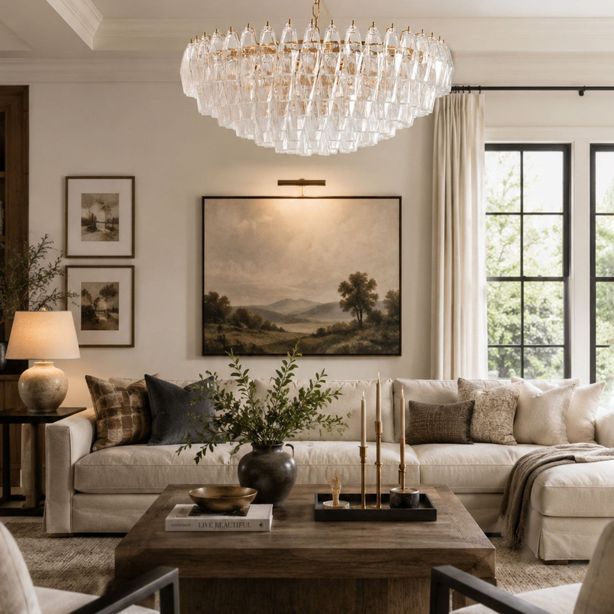 Clear Sorrento Chandelier