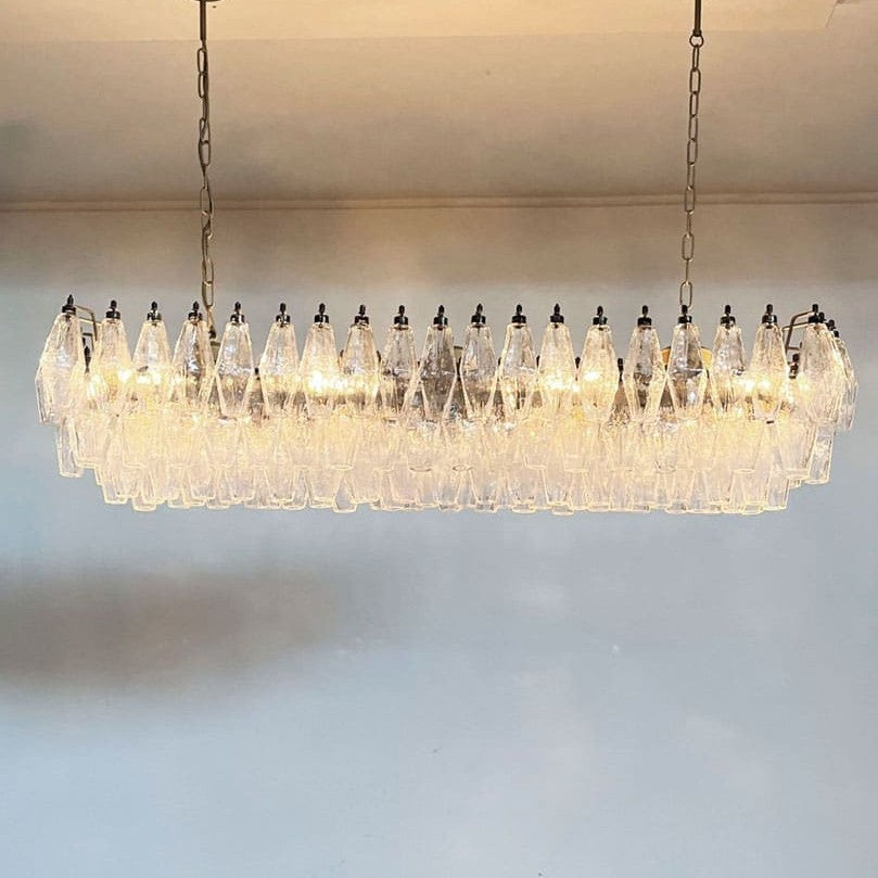 Murano Chandelier – Poliedri – 138 glass