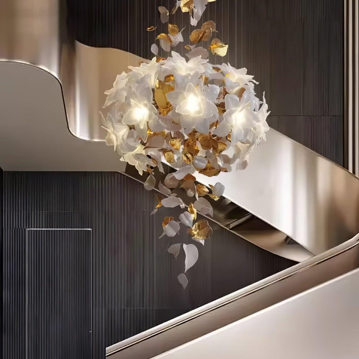 Flying Flowers Fluttering Chandelier