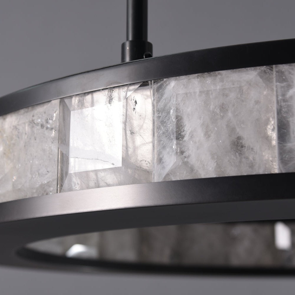 Rock Crystal Concorde Chandelier 40'' 50''