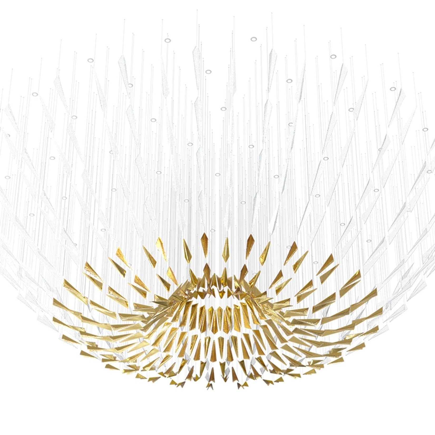 Galaxy Breeze Meteor Shower Crystal Spiral Chandelier