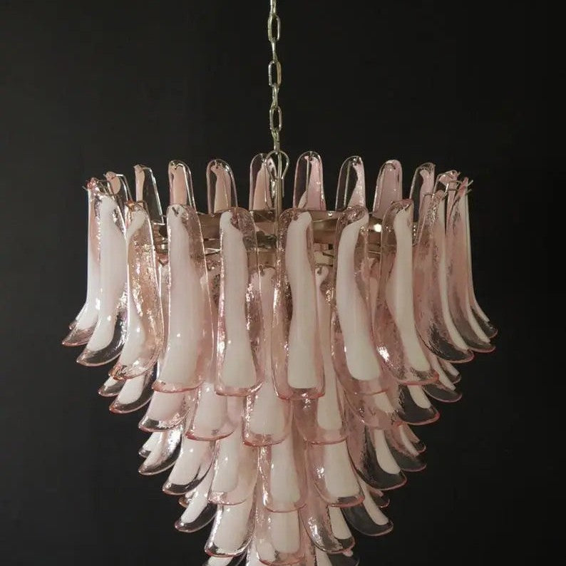 Murano Chandelier – 75 petals – Pink