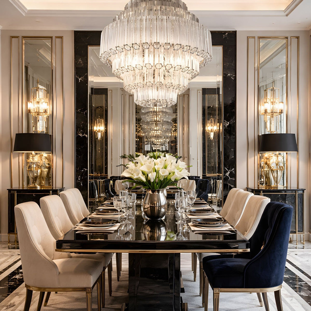 Clear Grande Palermo Chandelier