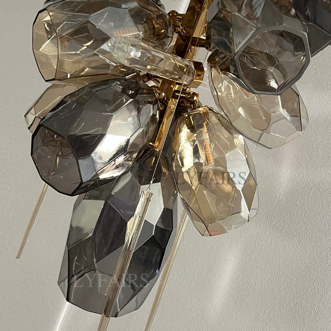 Modern Wine Glass Shape Chandelier Italian Light Luxury Light Fixture for Dining Room/Living Room