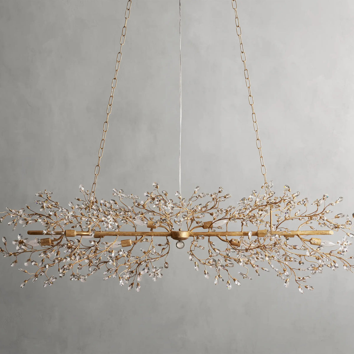 Linear Crystal Chandelier