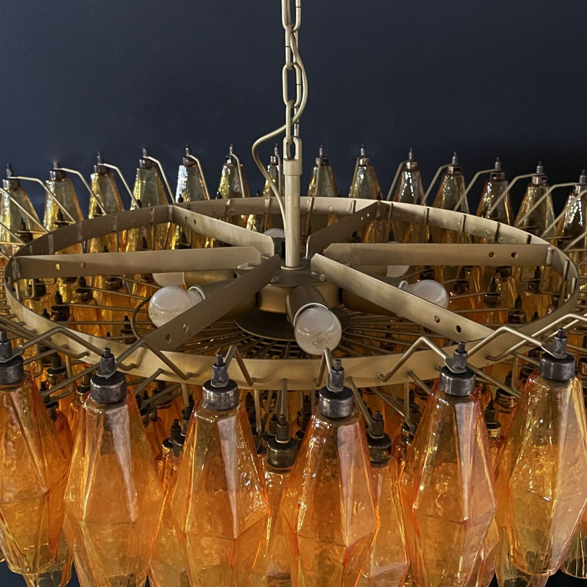 Murano Chandelier – Poliedri – 185 glass