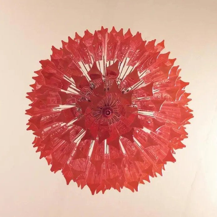 Murano Chandelier – 184 prisms – Pink