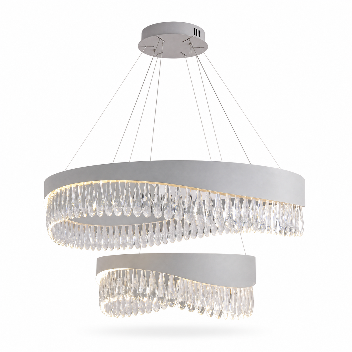 Stagno Crystal Duo Chandelier
