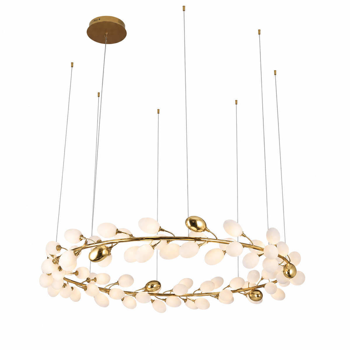 Stilla Brass Chandelier