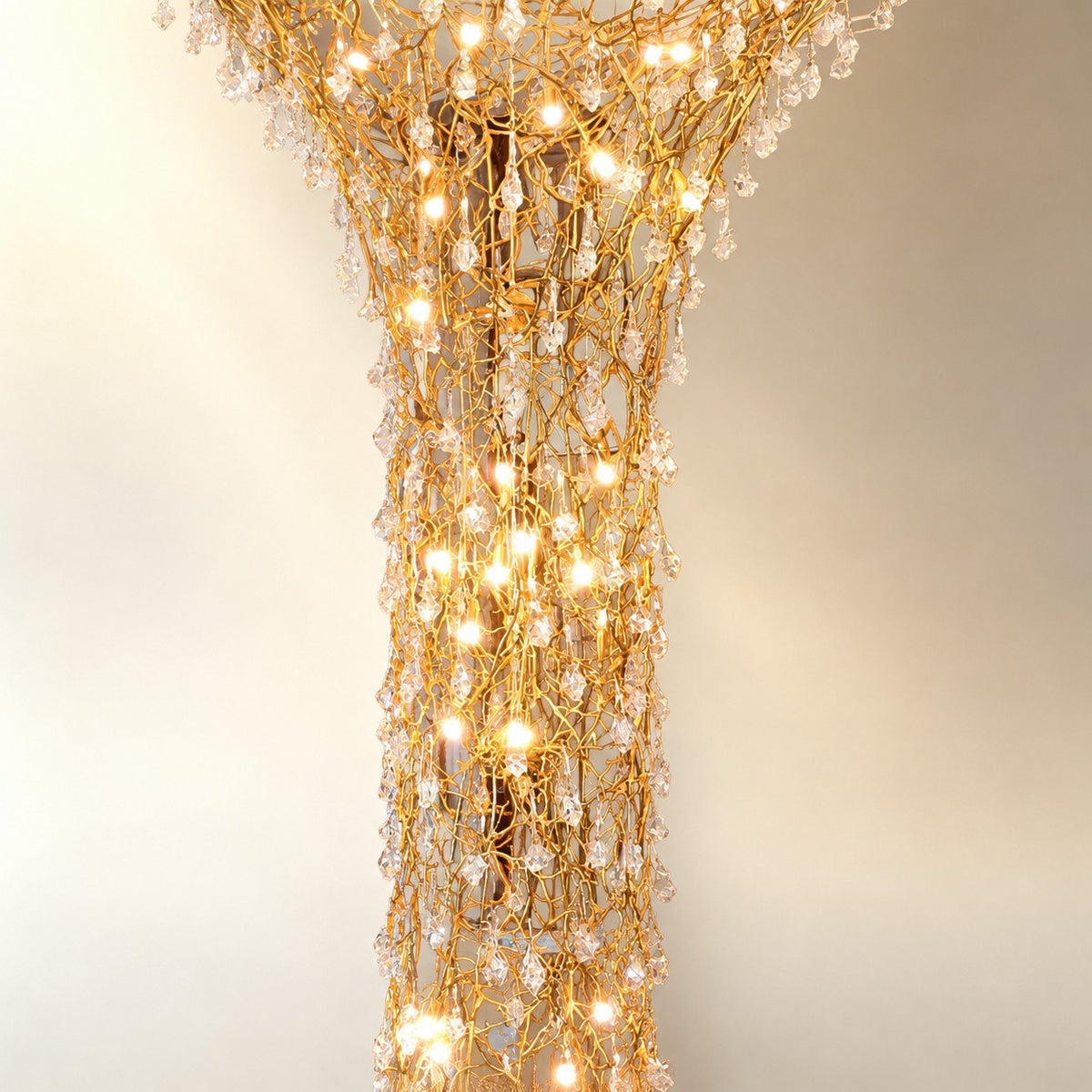Tree Branch Staircase Chandelier