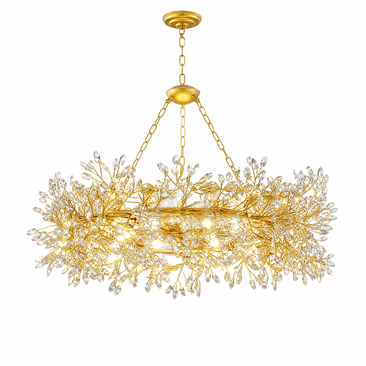 Rowan Twig Round Pendant 31.5"D