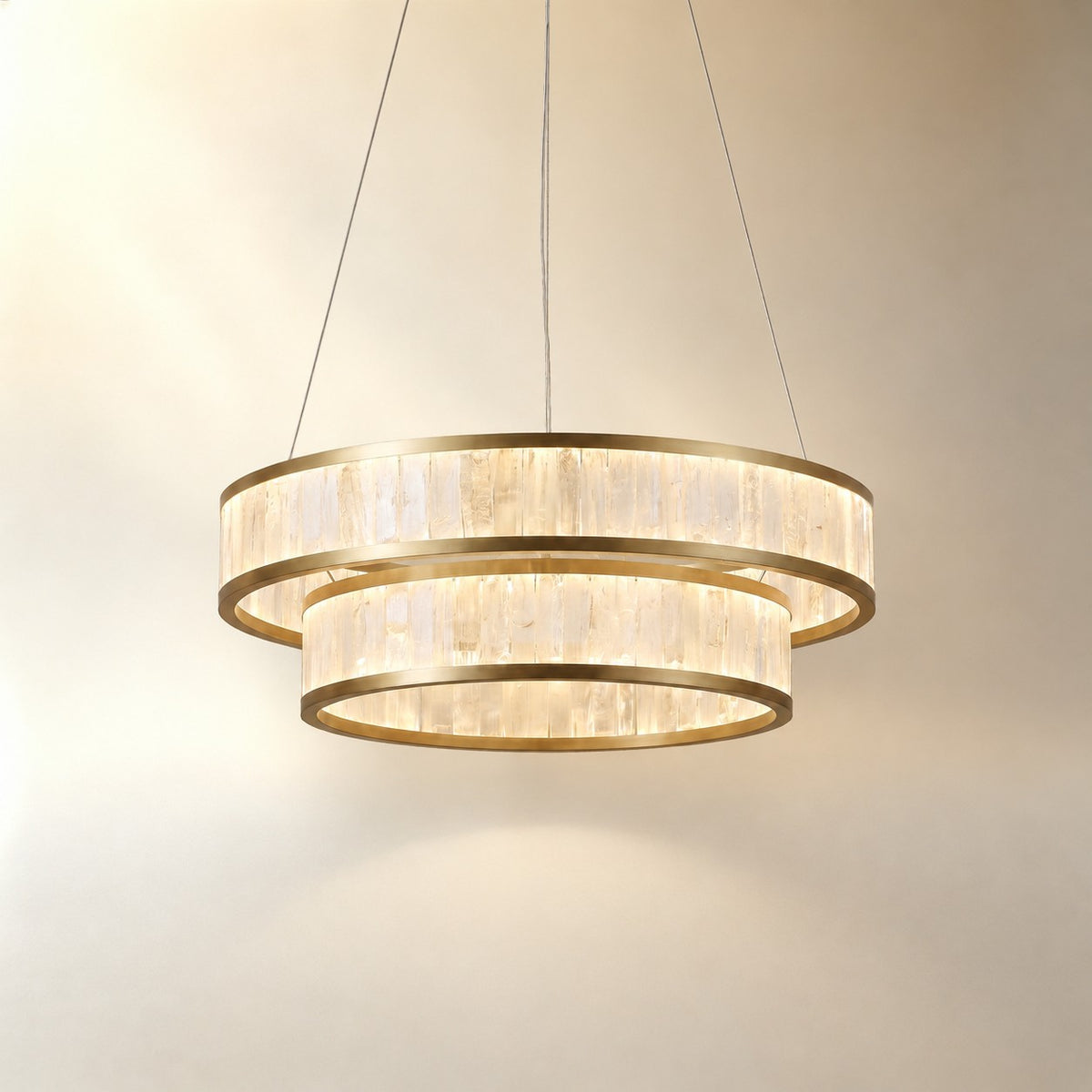 Ulian Modern Moroccan Stone Chandelier 31"