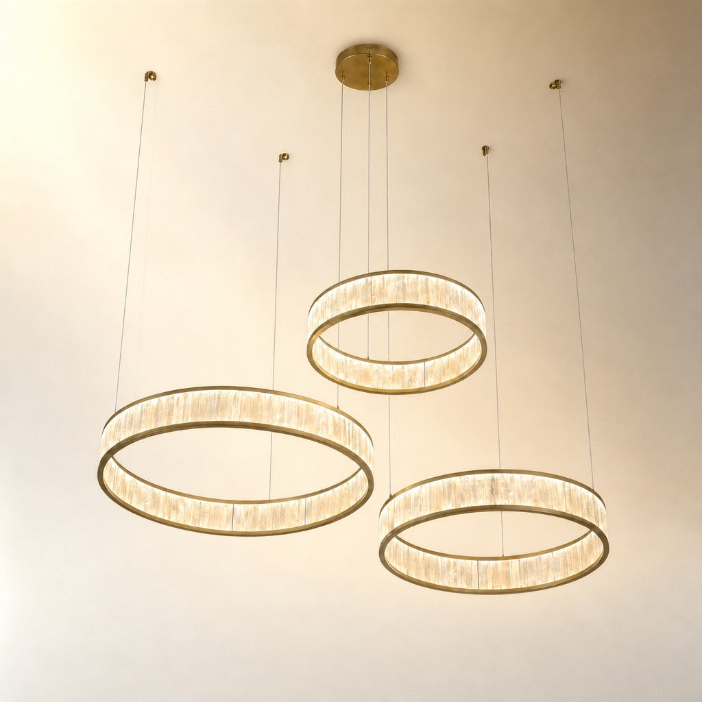 Ulian Modern Natural Moroccan Stone Chandelier