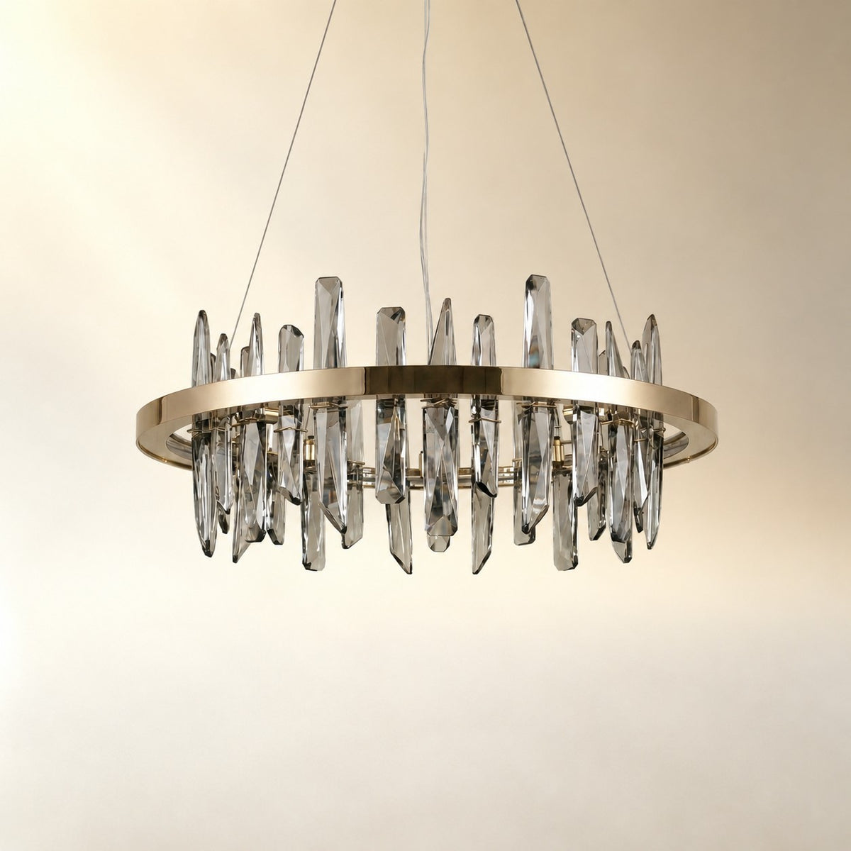 Ulior Round Crystal Pendant Light