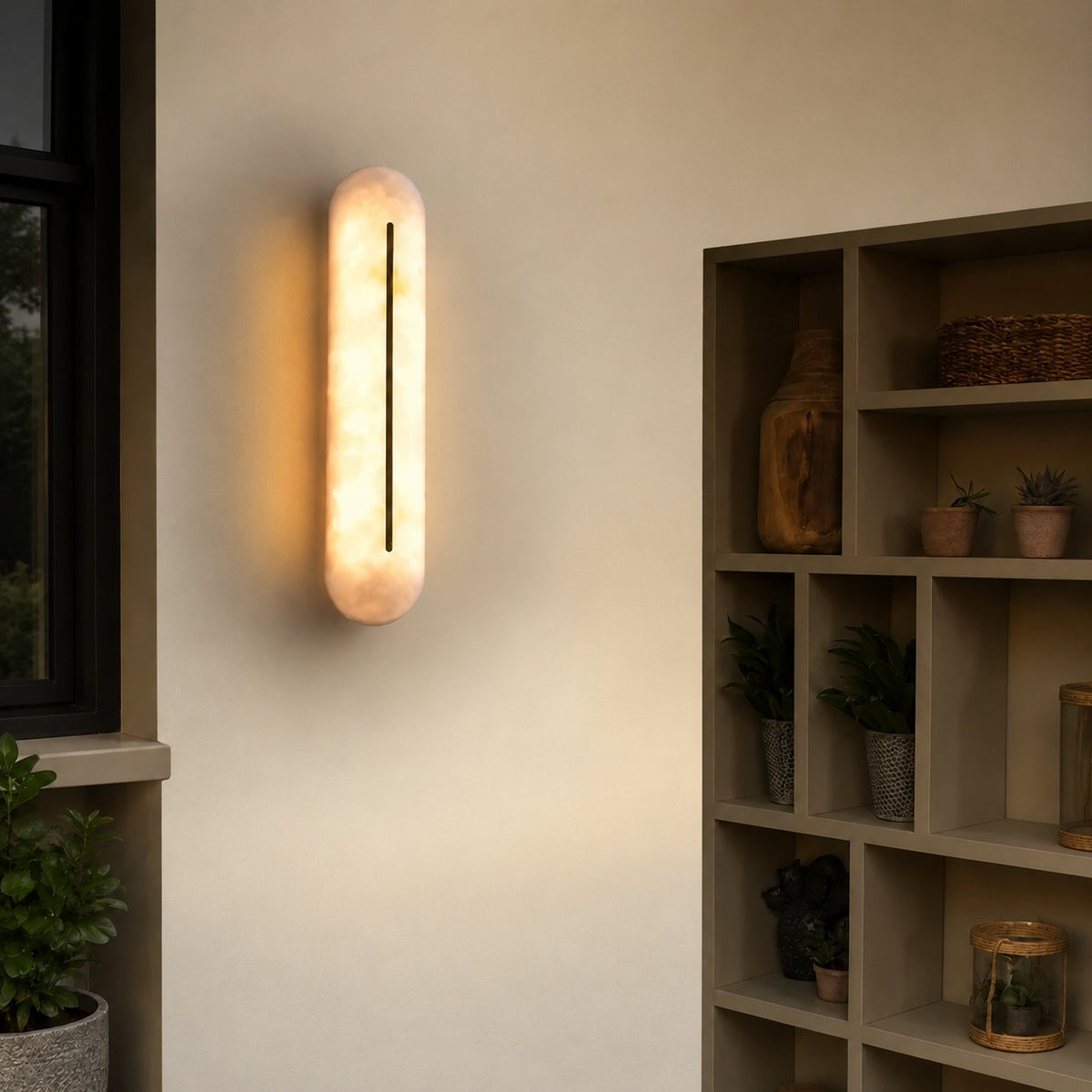 Valora Spanish Alabaster Wall Sconce