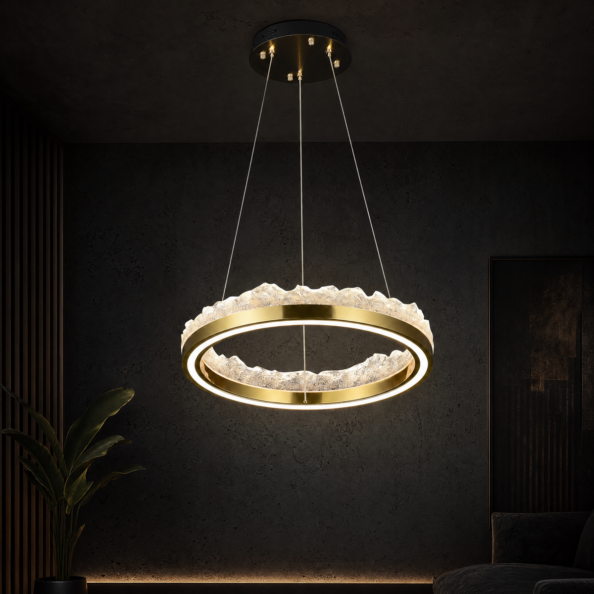 Vast Realm Modern Sculptural Pendant Light