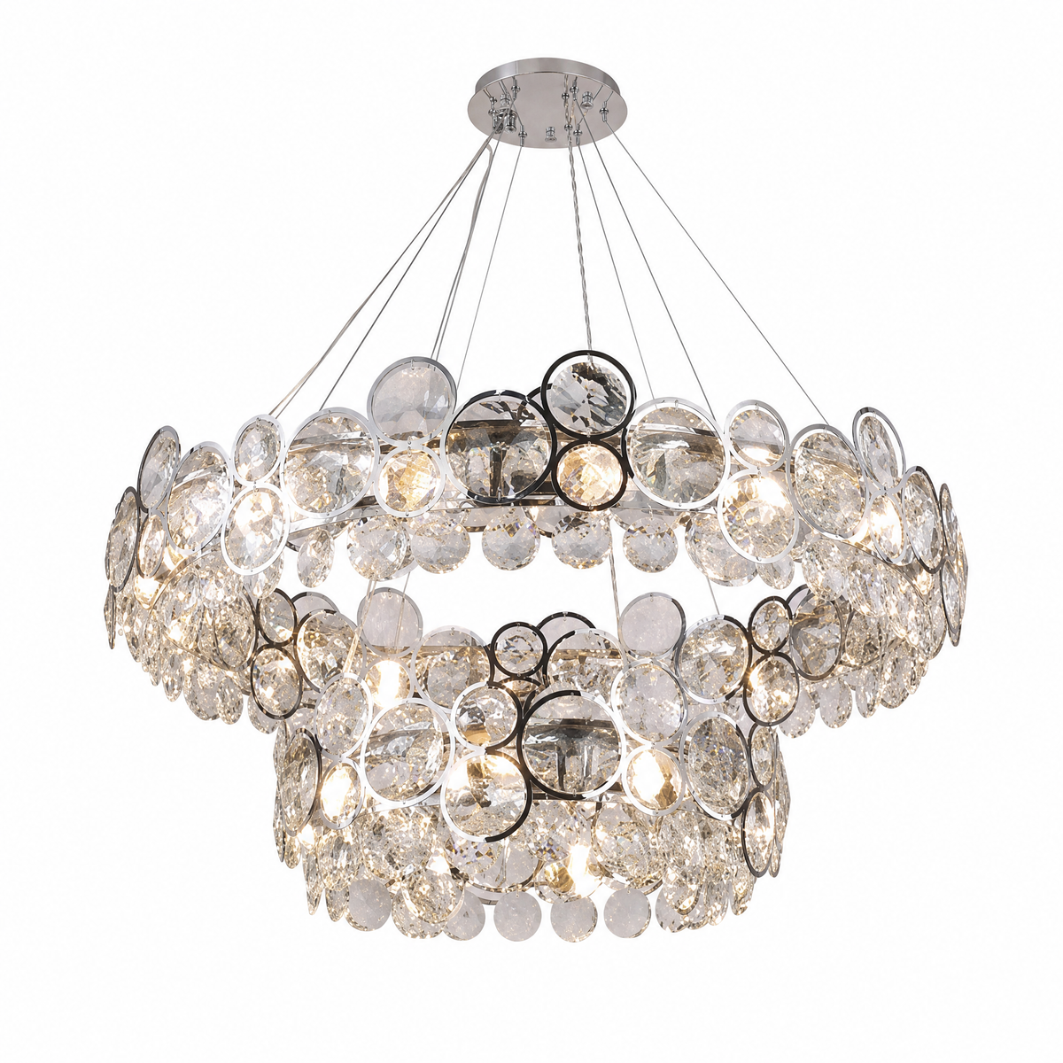 Velo Crystal Crown Chandelier