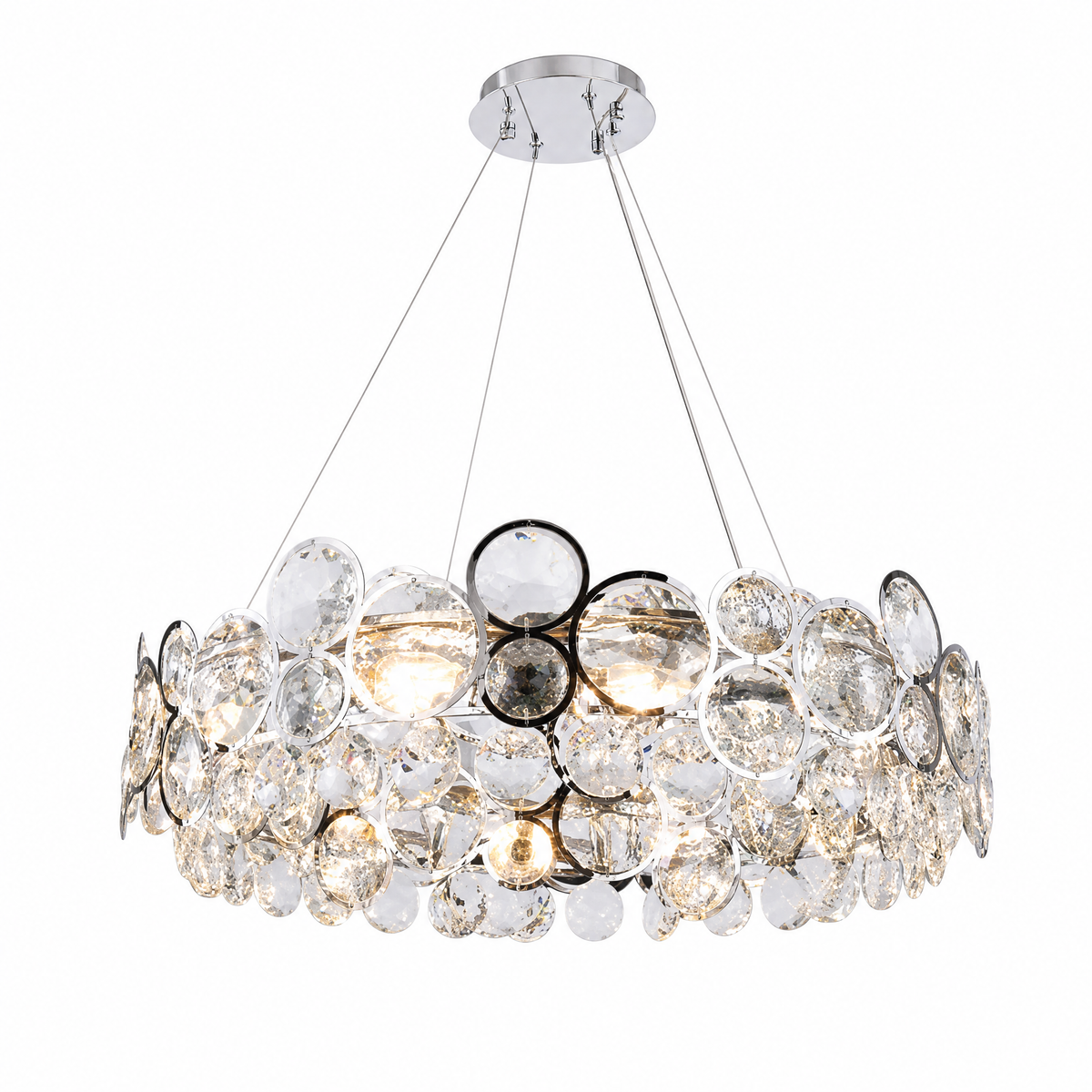 Velo Crystal Globe Chandelier