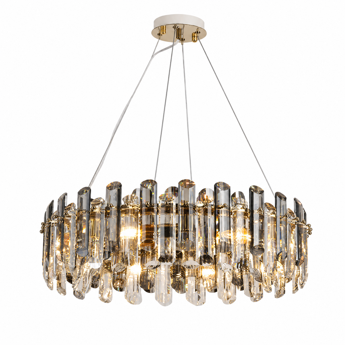 Velo Crystal Halo Chandelier