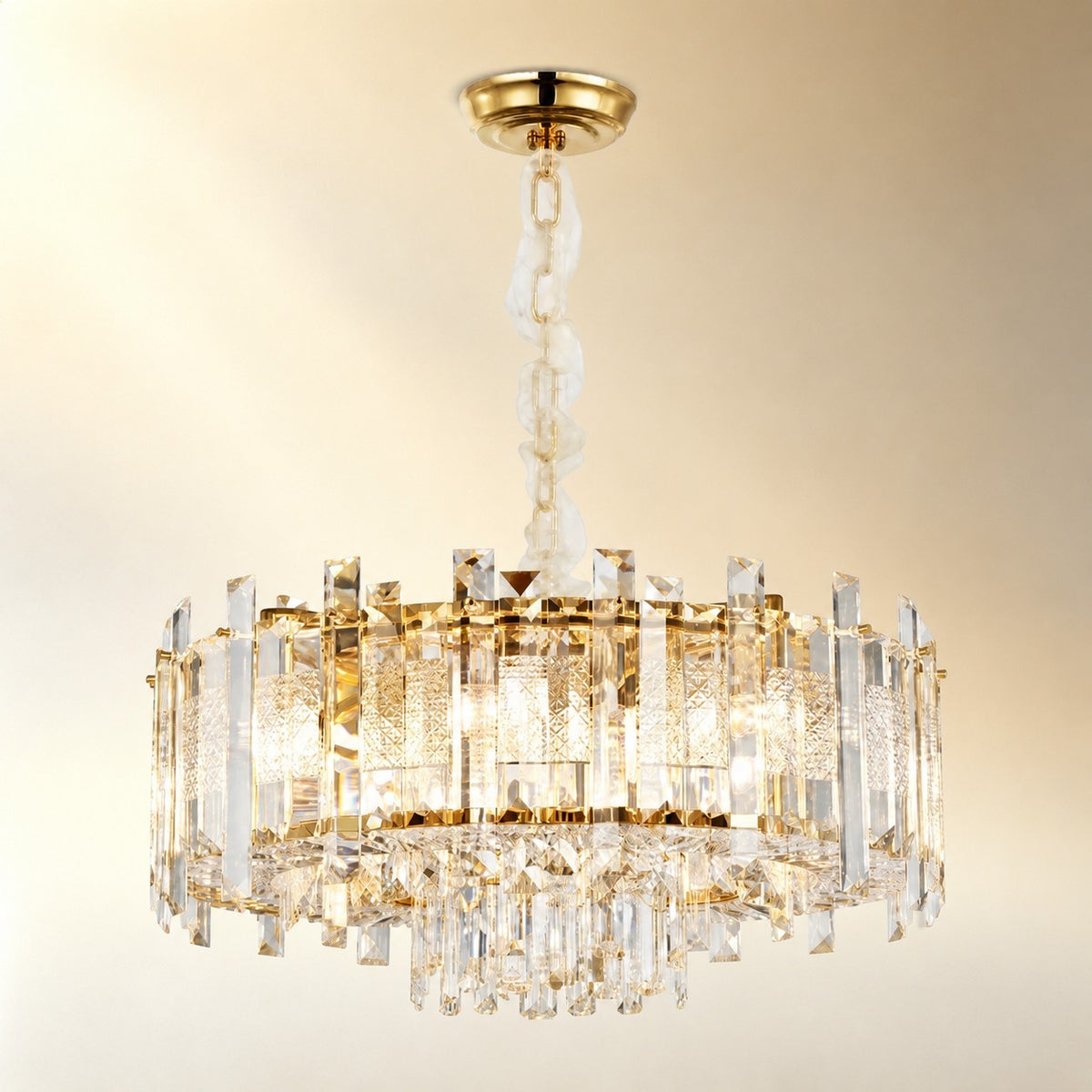 Voluta Crystal Chandelier