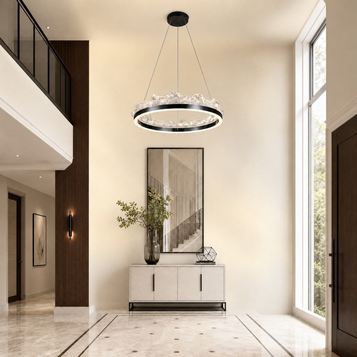 Wind & Wave Modern Sculptural Pendant Light