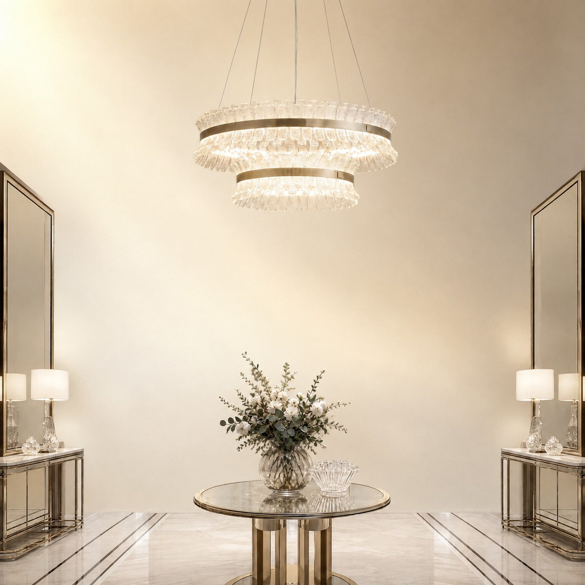 Xelor Modern Living Room Chandelier 31"