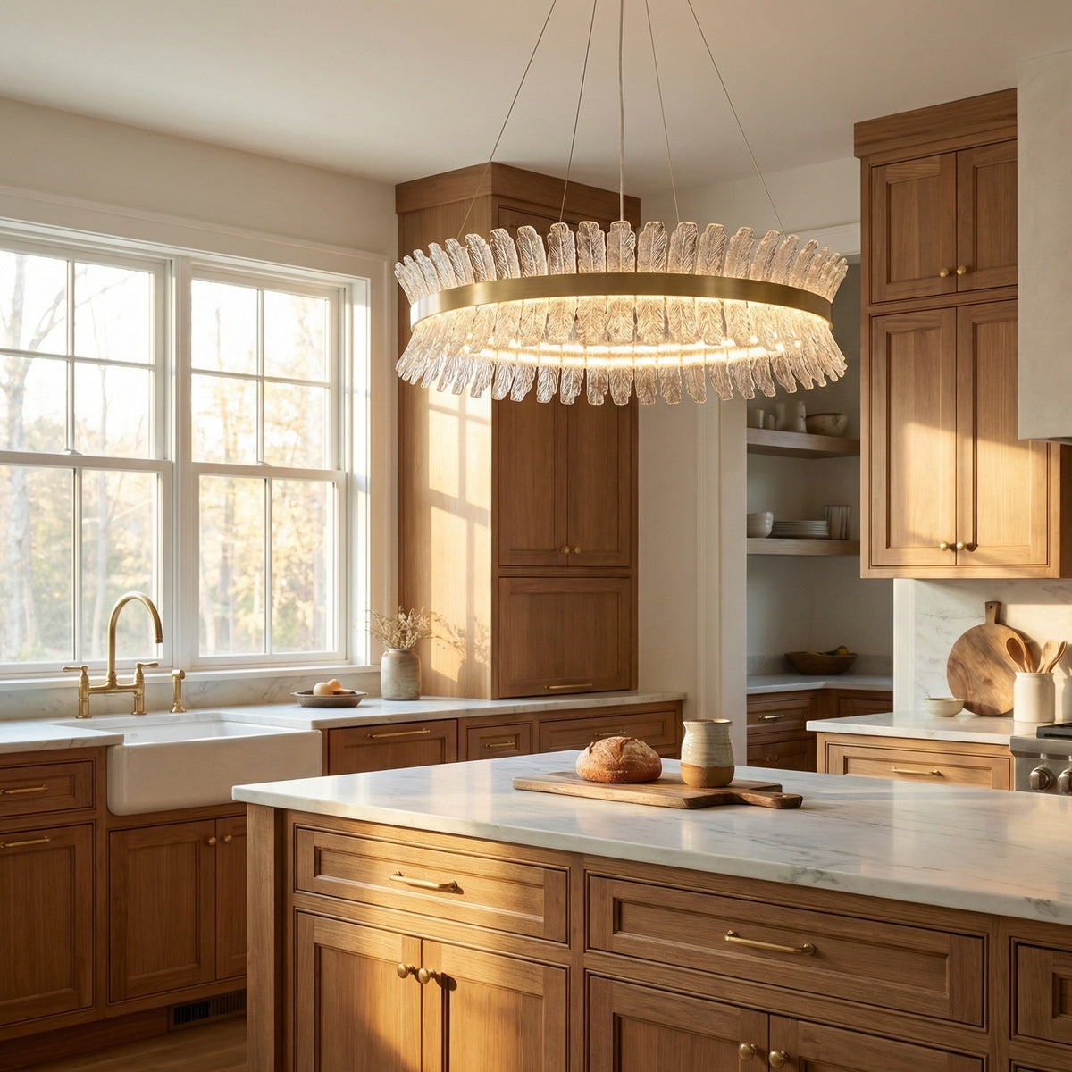 Xelia Contemporary Chandelier Dining Room 39"