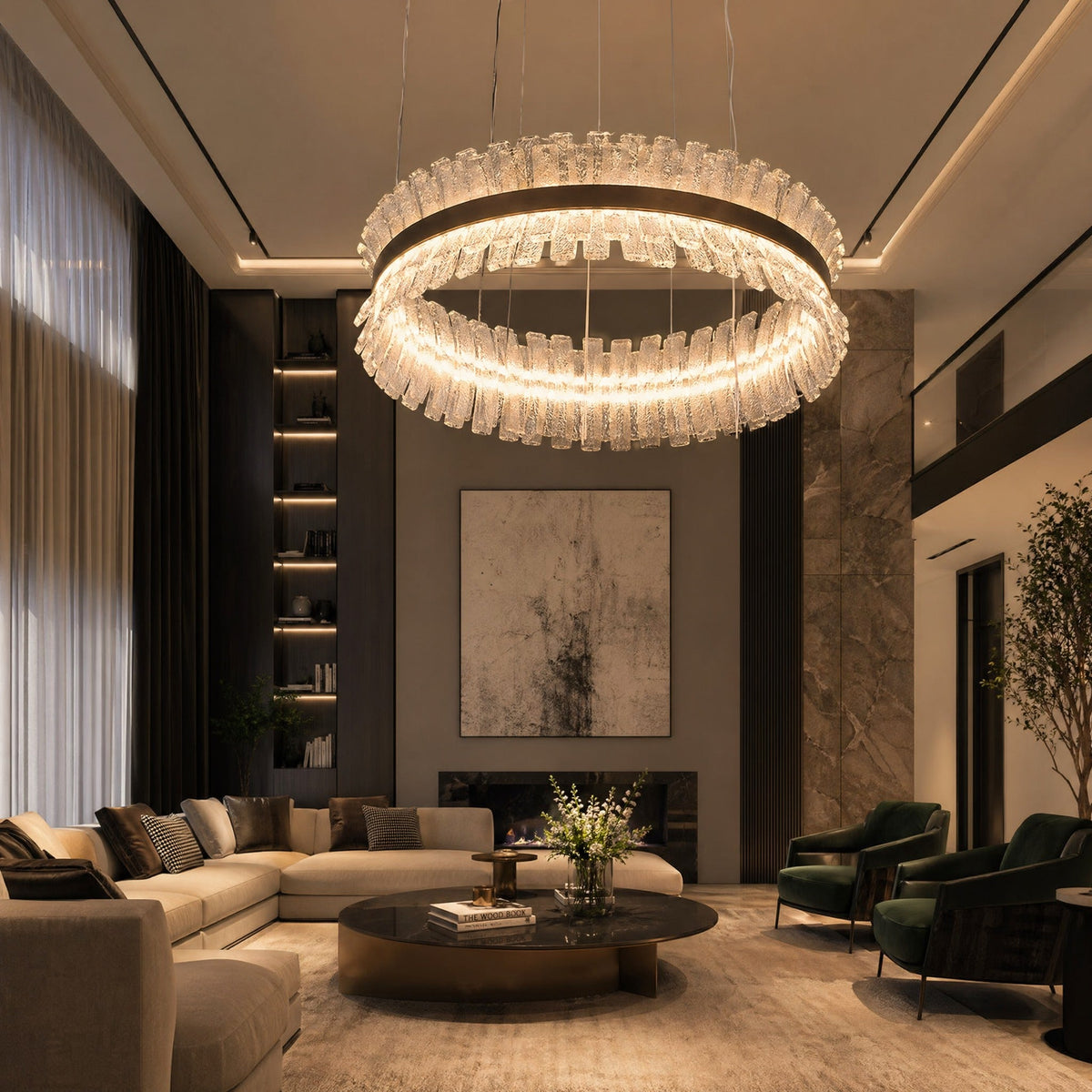 Xelia Contemporary Chandelier Dining Room 39"