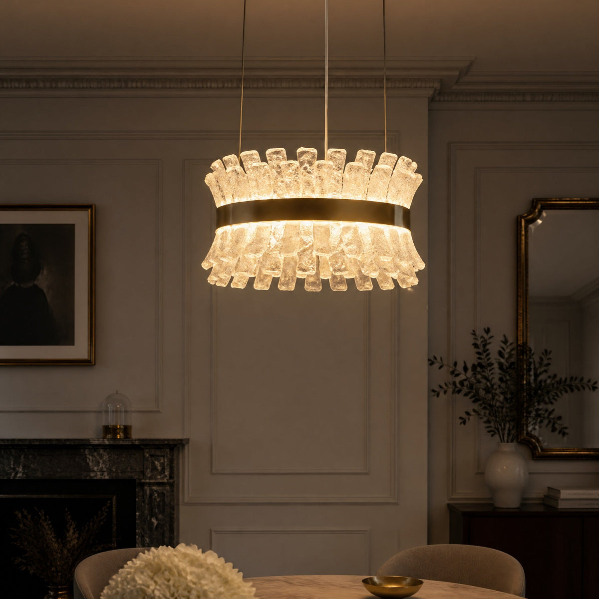 Xelia Contemporary Chandelier Dining Room 39"