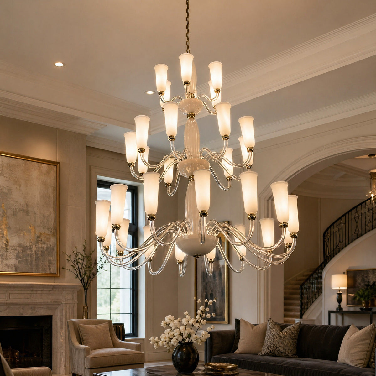 Versace Organic Modern Luxury Chandelier