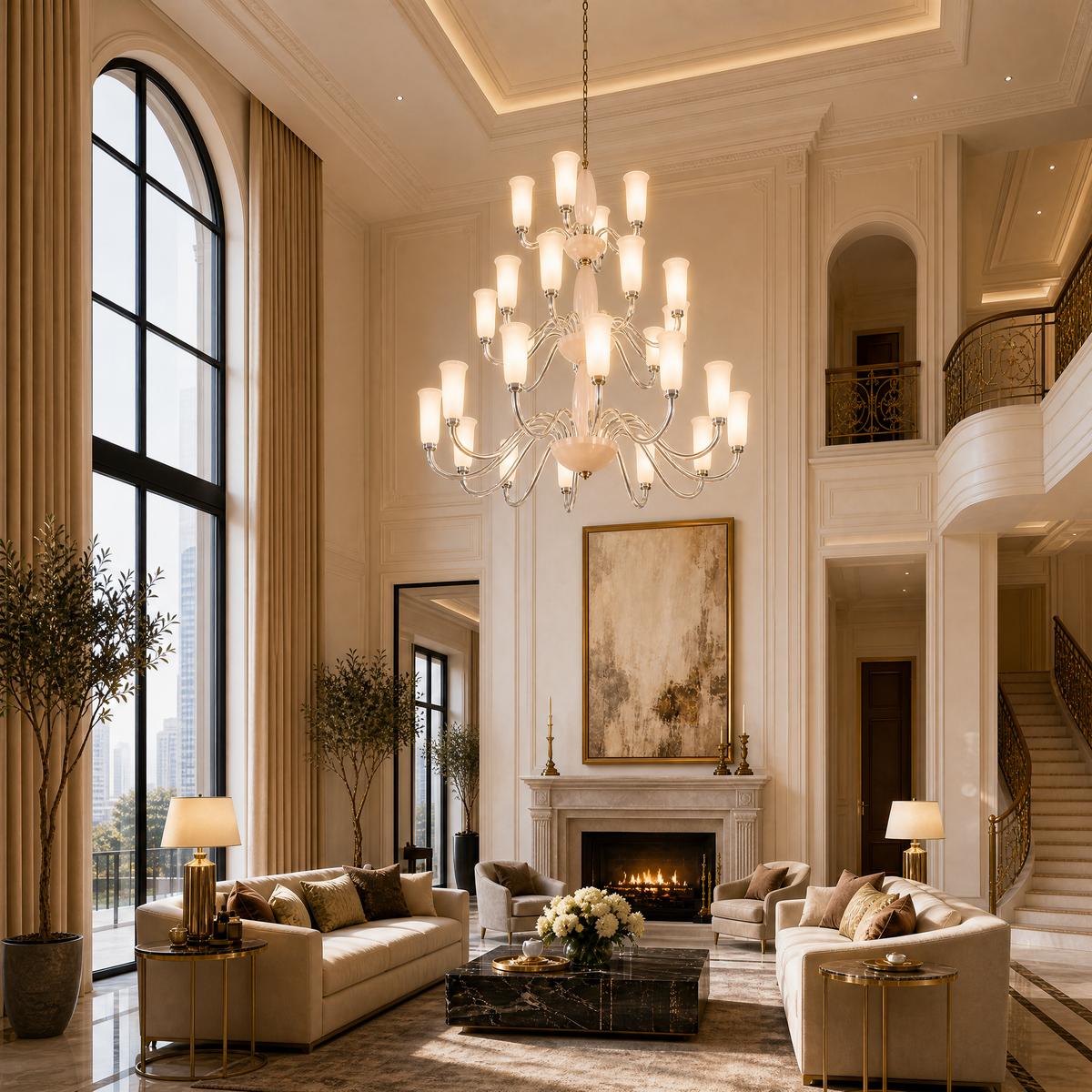 Versace Organic Modern Luxury Chandelier