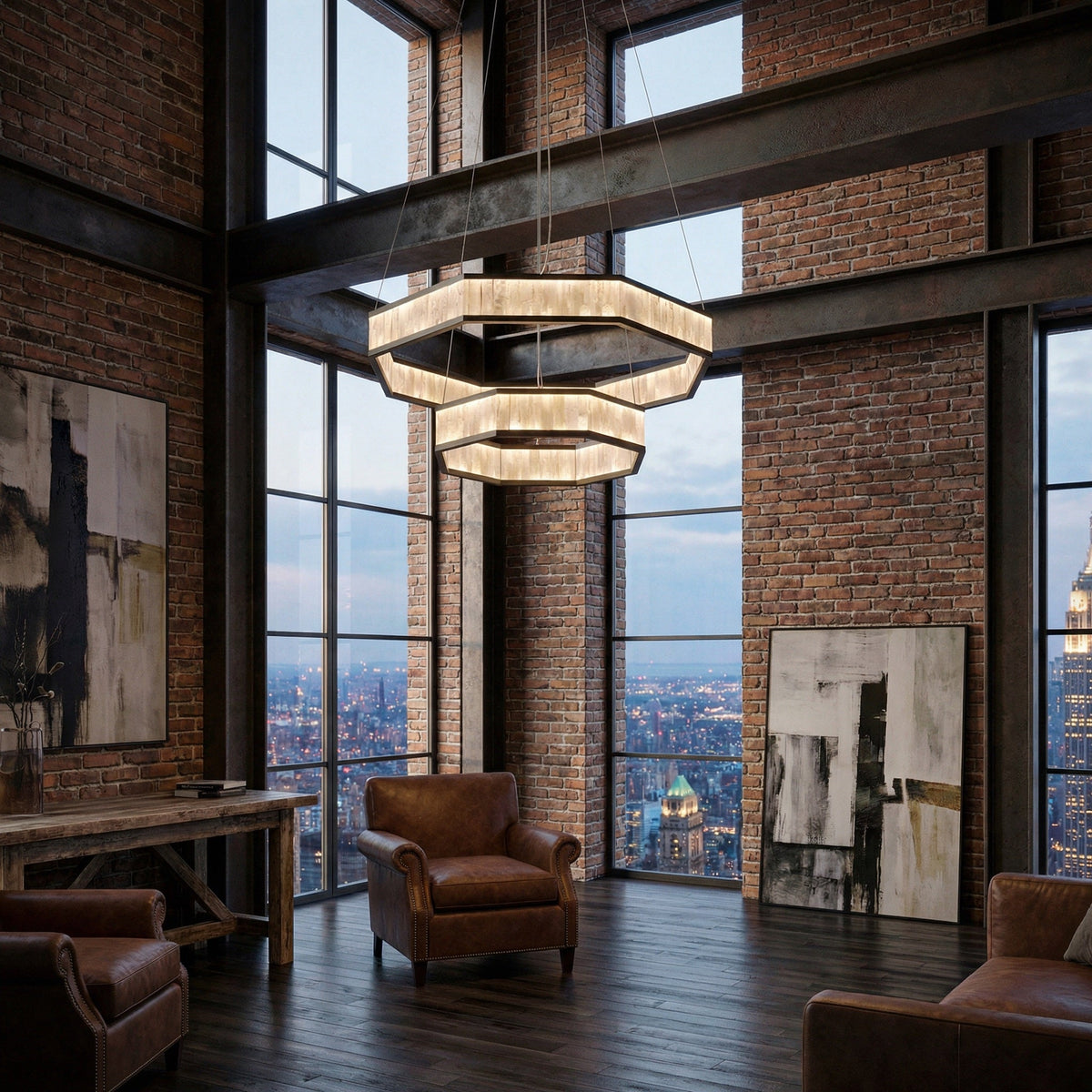 Ulien Modern Moroccan Stone Chandelier