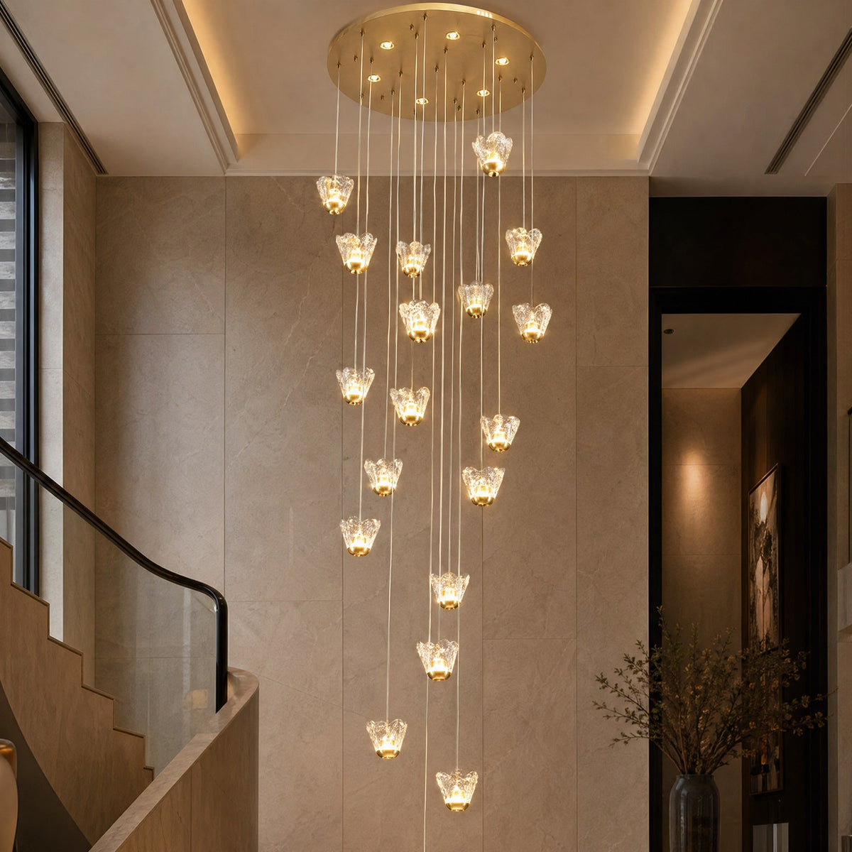 Petalia Modern Cluster Pendant Light 31.5" D