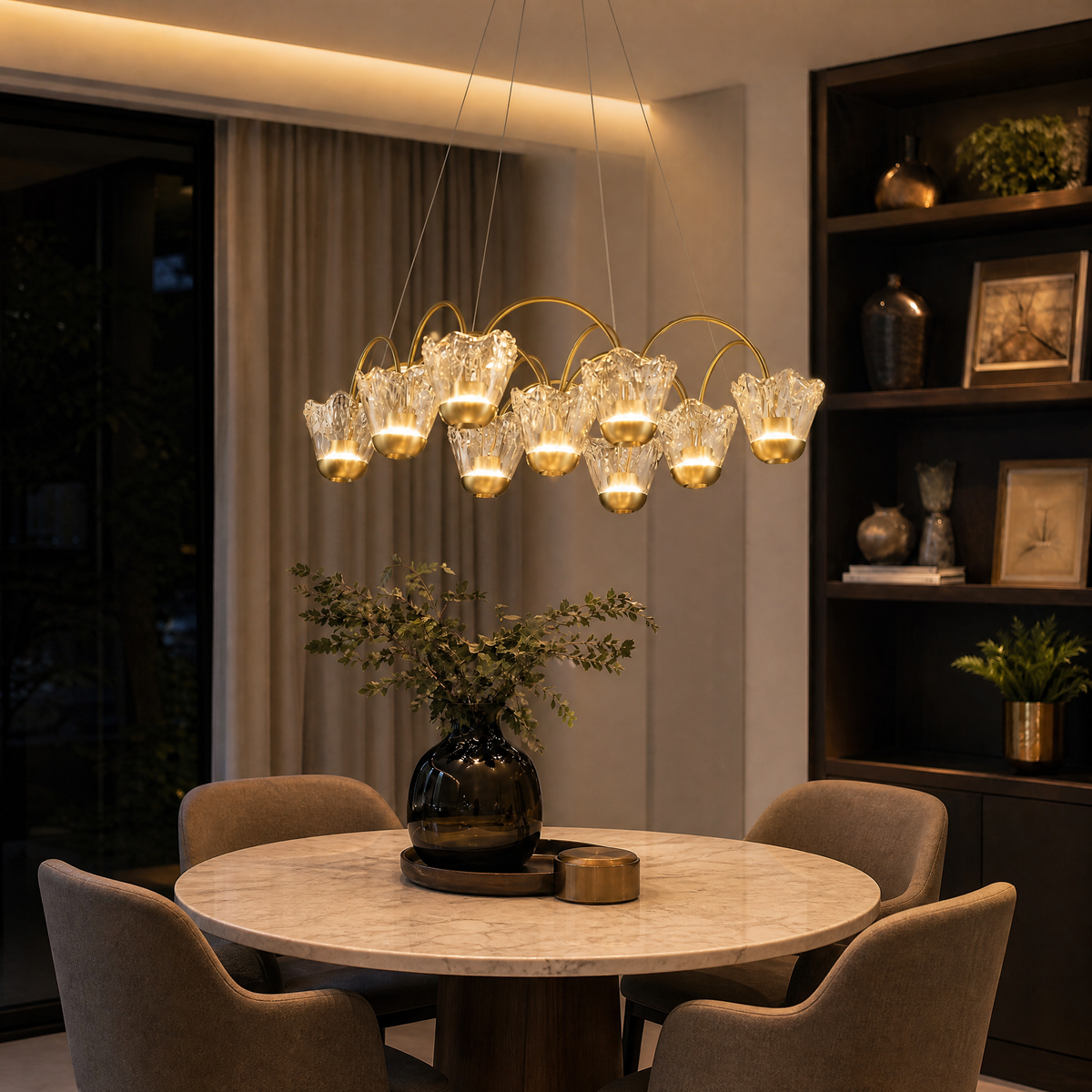 Hesia Modern Pendant Light L24"