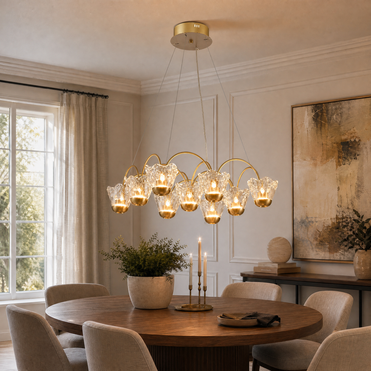 Hesia Modern Pendant Light L24"