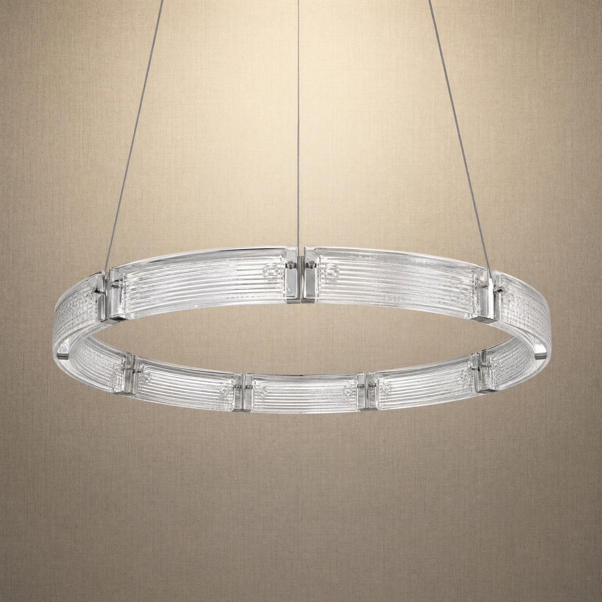 Galia Modern Glass Round Chandelier