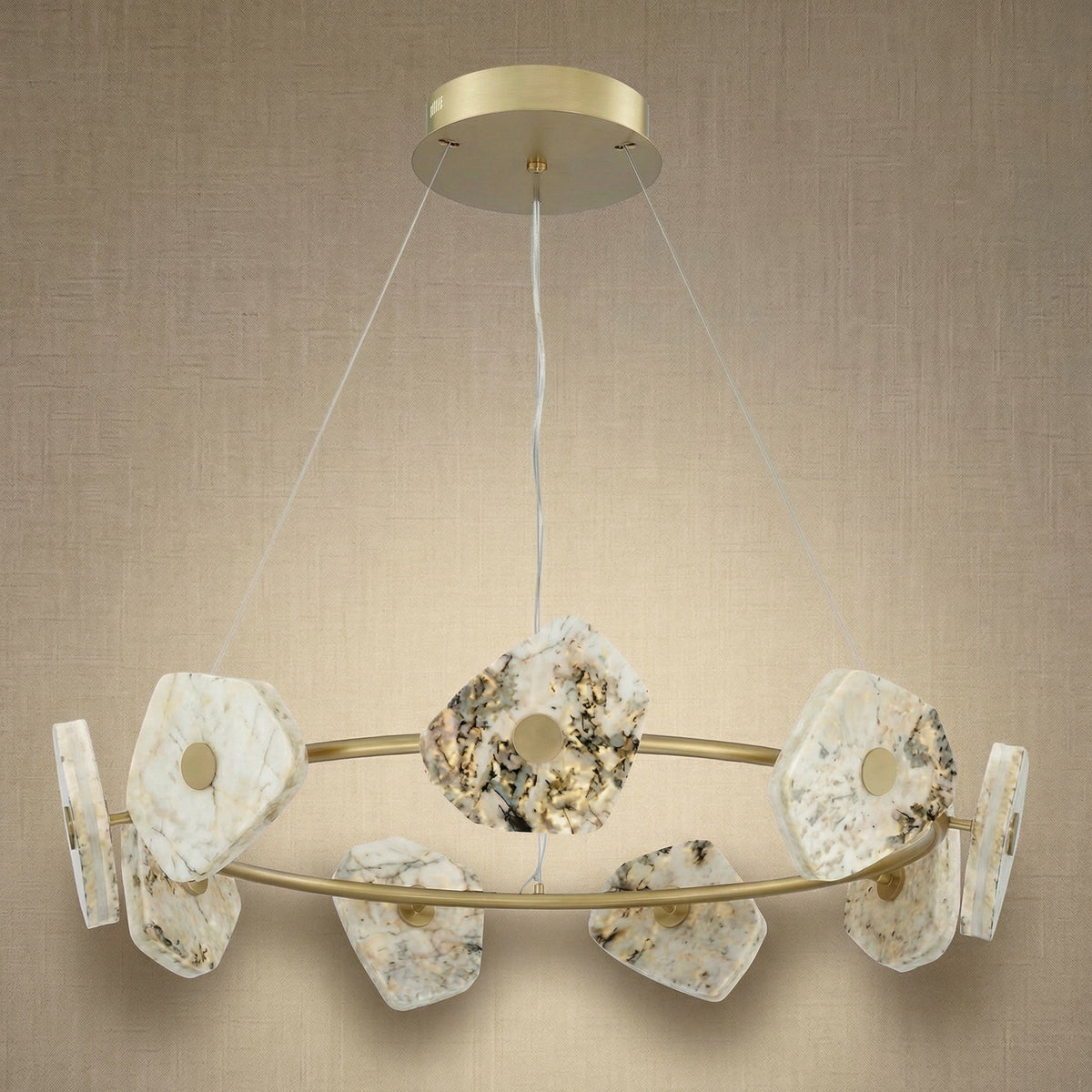 Petra Modern Natrual Stone Pendant Light