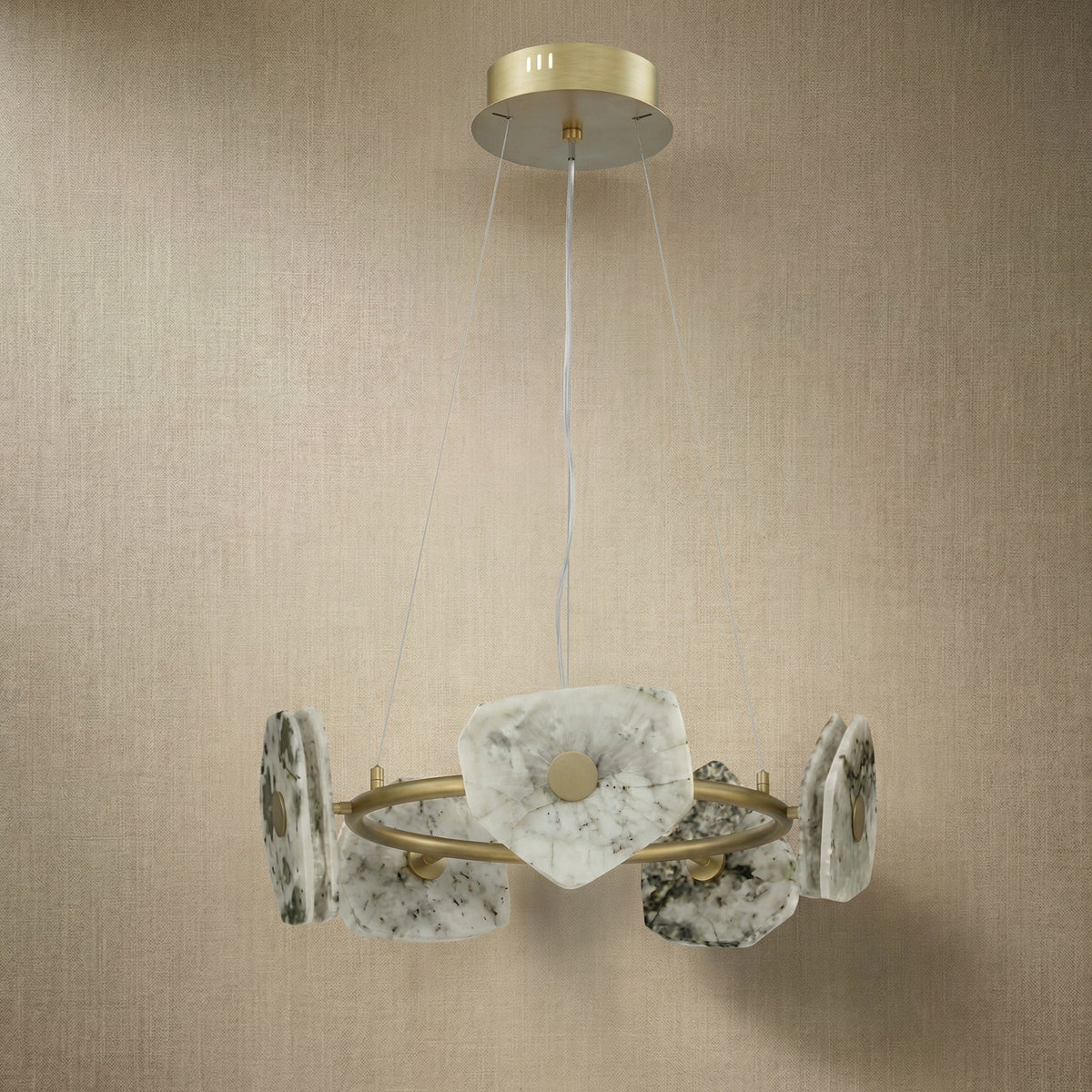 Petra Modern Natrual Stone Pendant Light