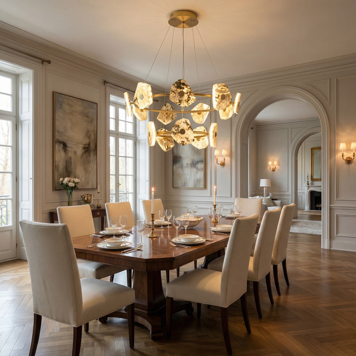Lysia Chandelier Modern Dining Room 39.4" D